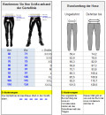 SLINKYSTYLEZ Anatomic Zipped Leggings HL3AP - CrystalLac Z360 BLACK - STANDARD (L32H-ZV1-N21N21)