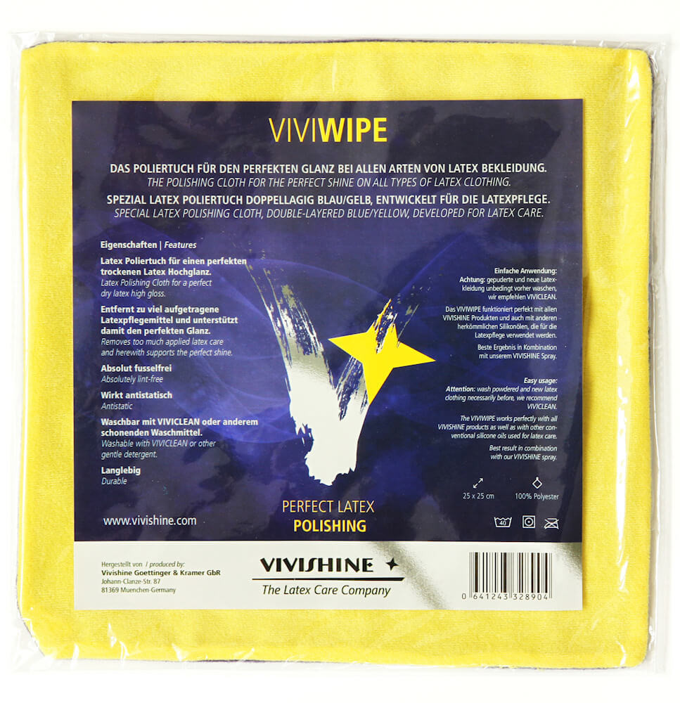 VIVISHINE Latex Polishing Wipe VIVIWIPE
