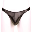 SM11 Herren SilkyTex String-Tanga - SCHWARZ