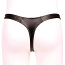 SM11 Herren SilkyTex String-Tanga - SCHWARZ