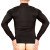 TM20 Herren Langarm Poly Stretch Shirt - SCHWARZ