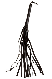 AC61 Pleather Whip Flogger - SMALL & COARSE