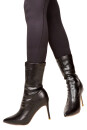 RS04 Damen High Heels Stiefelette Lederoptik  9.5cm