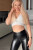 SuperSLIX HL2A_ZV6 Classic Ouvert Zip Leggings - SensiPelle Z550 BLACK - STANDARD (L21D-ZV6-ME)