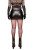 SuperSLIX RD3-T classic fitted miniskirt (35cm) - VeggieLeather Z600 BLACK