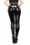SuperSLIX HL2A_ZV6 Classic Ouvert-Zip Leggings - CrystalLac Z361 SCHWARZ - STANDARD (L22D-ZV6-ME)